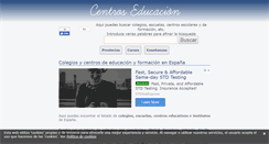 Desktop Screenshot of centroseducacion.com