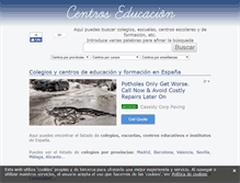 Tablet Screenshot of centroseducacion.com